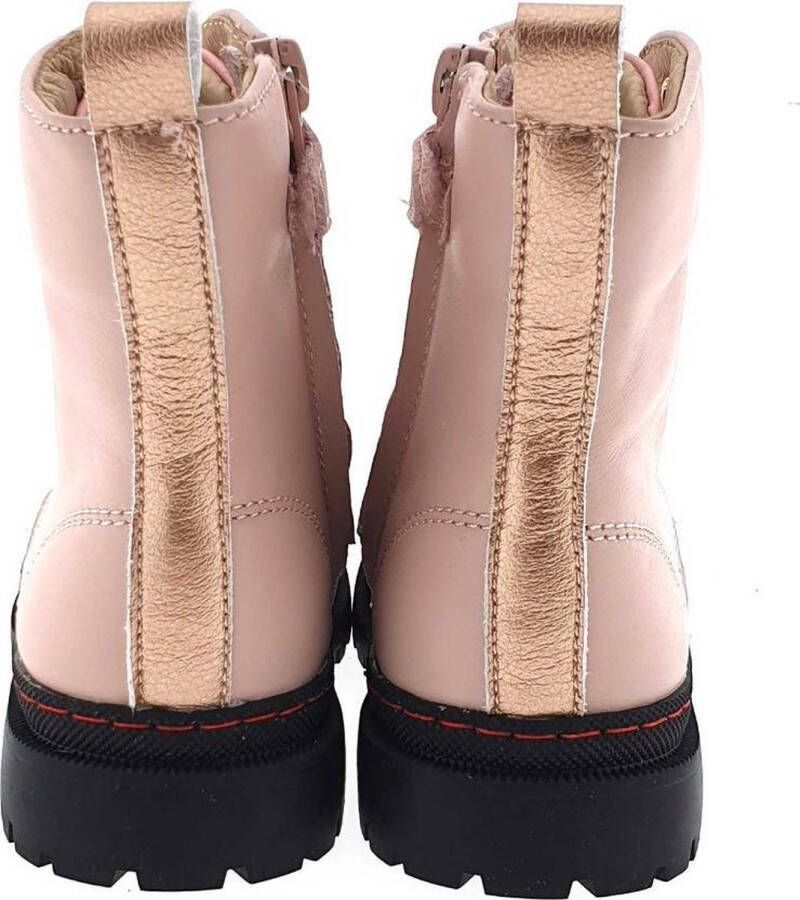 Shoesme roze bikerboot met grove zool