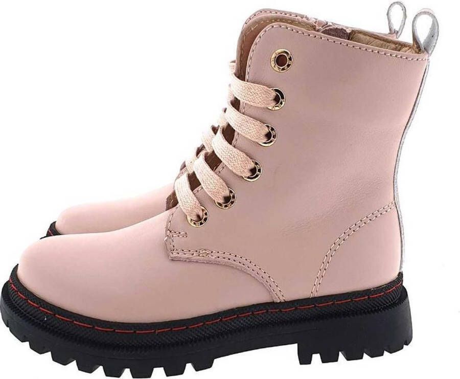 Shoesme roze bikerboot met grove zool