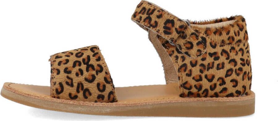 Shoesme Sandalen Meisjes Leopardo Cognac Leer