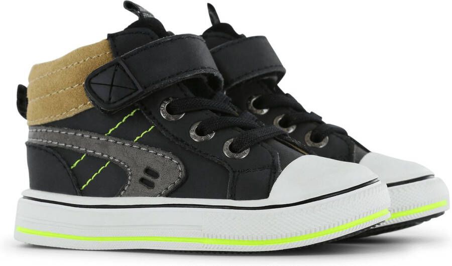 Shoesme Sneakers Jongens Black Leer