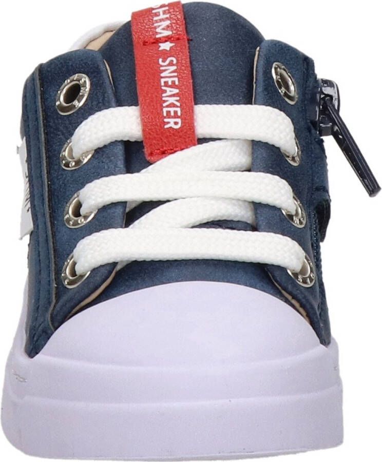 Shoesme Sneakers Jongens Blue Leer