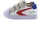 Shoesme witte klittenband sneaker met rode striping - Thumbnail 12