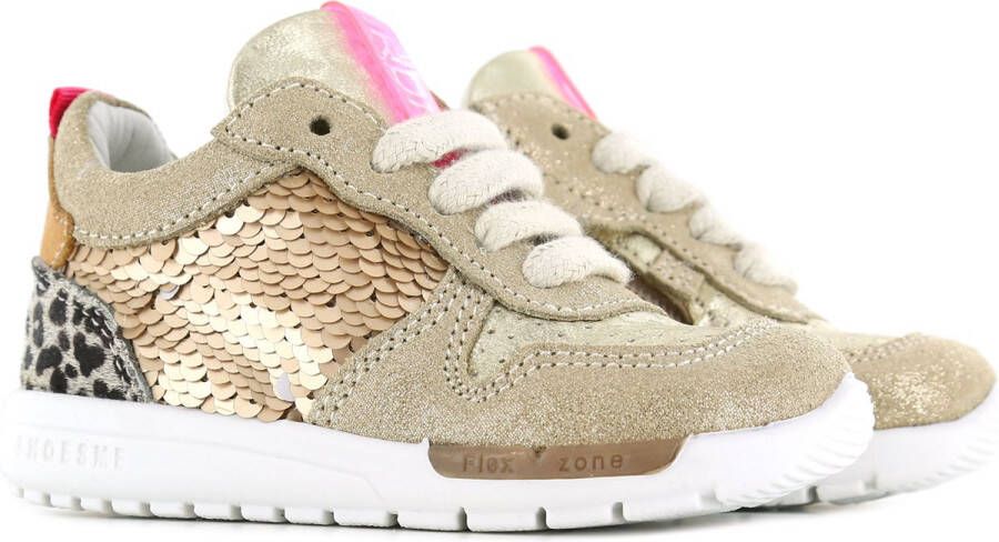 Shoesme Sneakers Meisjes Gold Leer