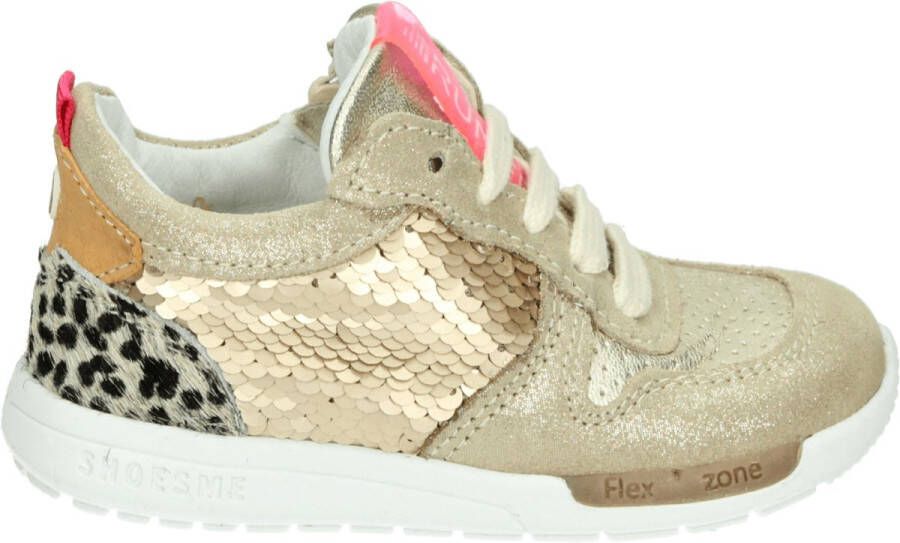 Shoesme Sneakers Meisjes Gold Leer