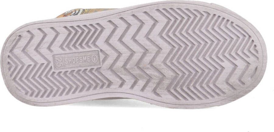 Shoesme Sneakers Meisjes jongens Beige Tiger Leer