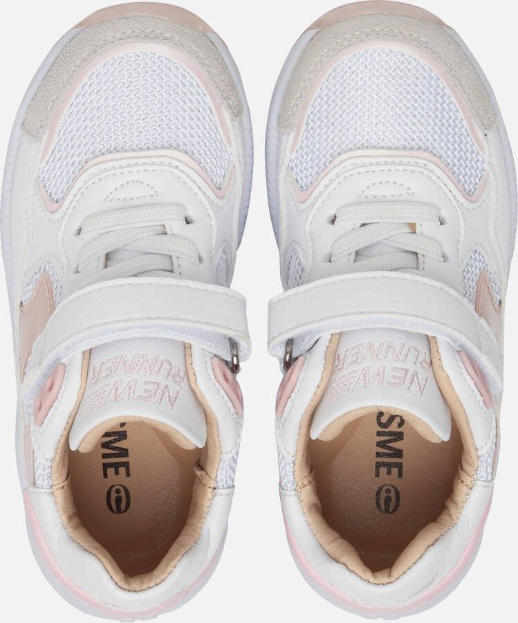 Shoesme Sneakers Meisjes Pink White Leer