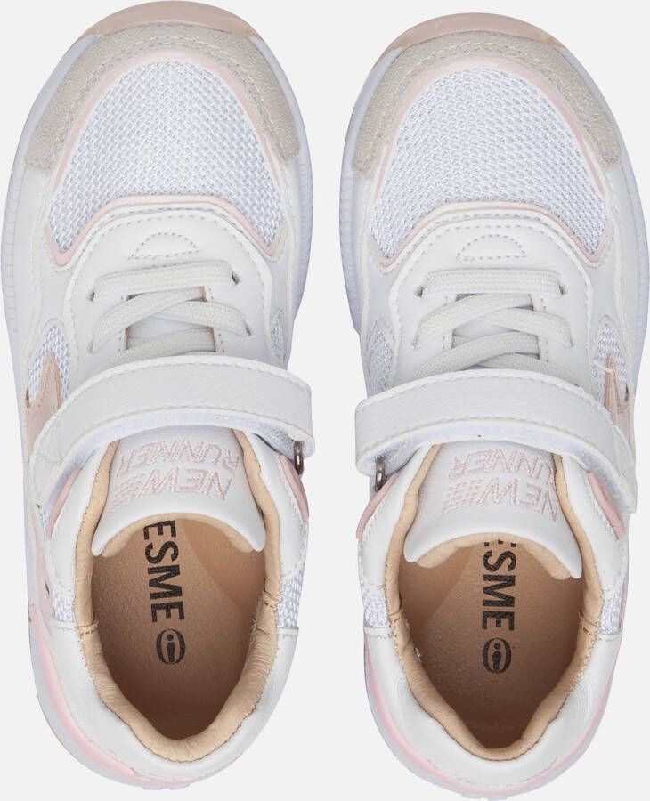 Shoesme Sneakers Meisjes Pink White Leer