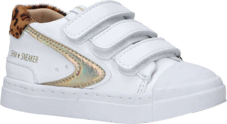 Shoesme Sneakers Meisjes white gold Leer