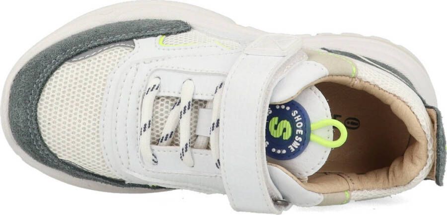 Shoesme Trainer Sneakers wit Leer Heren