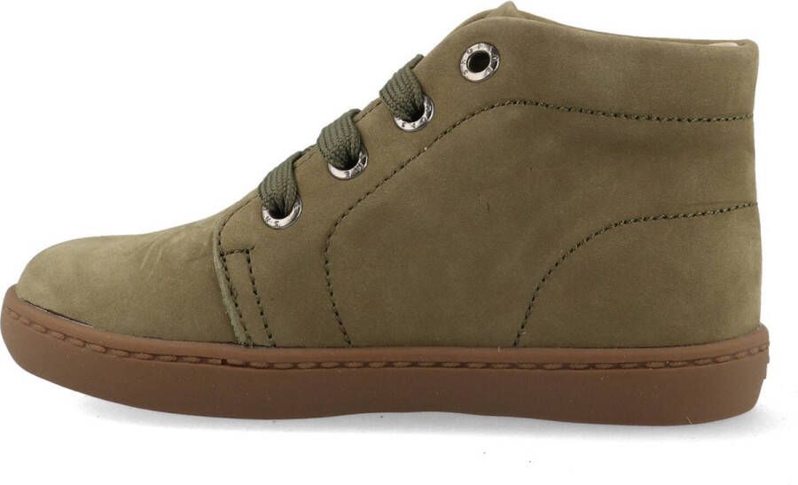 Shoesme Veterschoenen Jongens Green Leer