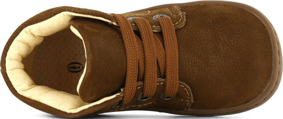 Shoesme Veterschoenen Meisjes jongens Brown Leer