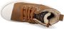 Shoesme On22w211 Hoge sneakers Leren Sneaker Cognac - Thumbnail 10