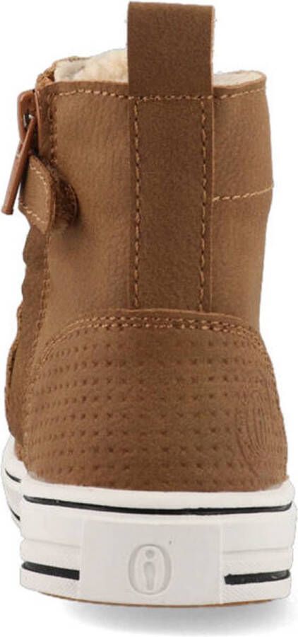 Shoesme Veterschoenen Meisjes jongens Cognac Warm gevoerd