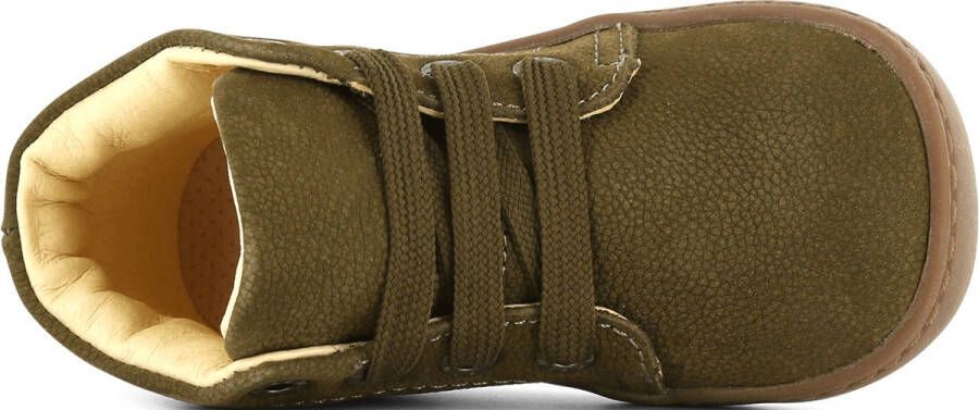 Shoesme Veterschoenen Meisjes jongens Green Leer