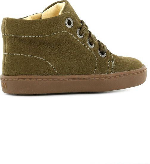 Shoesme Veterschoenen Meisjes jongens Green Leer