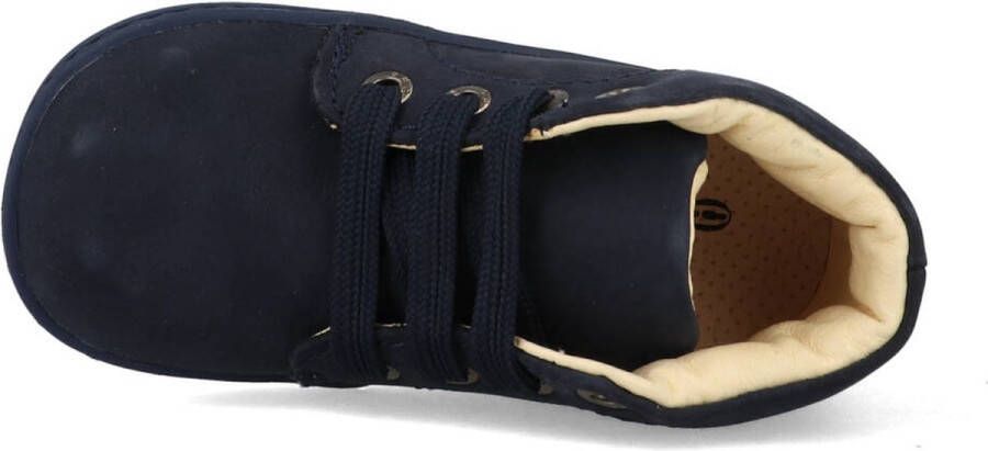 Shoesme Veterschoenen Meisjes jongens Navy Leer