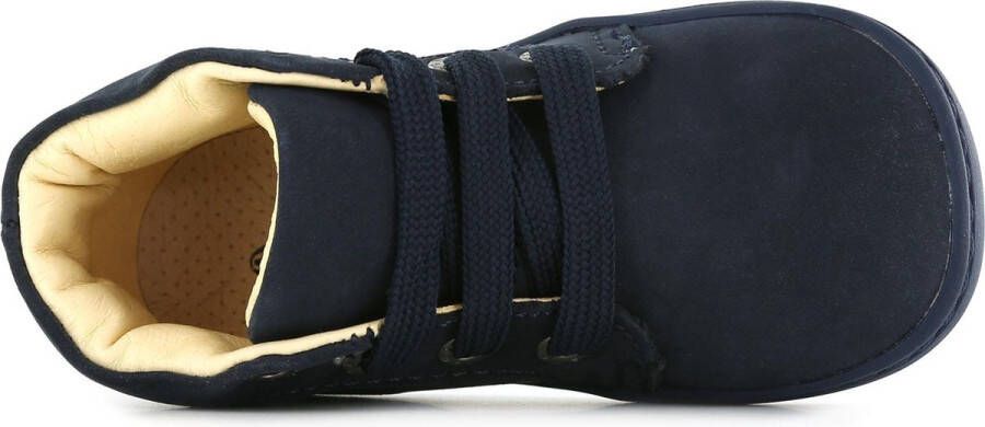 Shoesme Veterschoenen Meisjes jongens Navy Leer