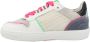 Shoesme White fucsia green veterschoen vu22108_a(29 Kleur Wit ) - Thumbnail 6