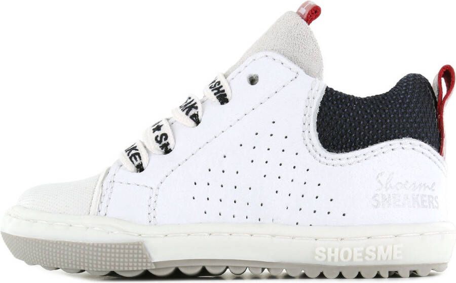 Shoesme Witte Veterschoenen Extreme Flex