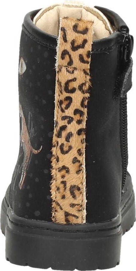 Shoesme zwarte bikerboot Go Tiger!