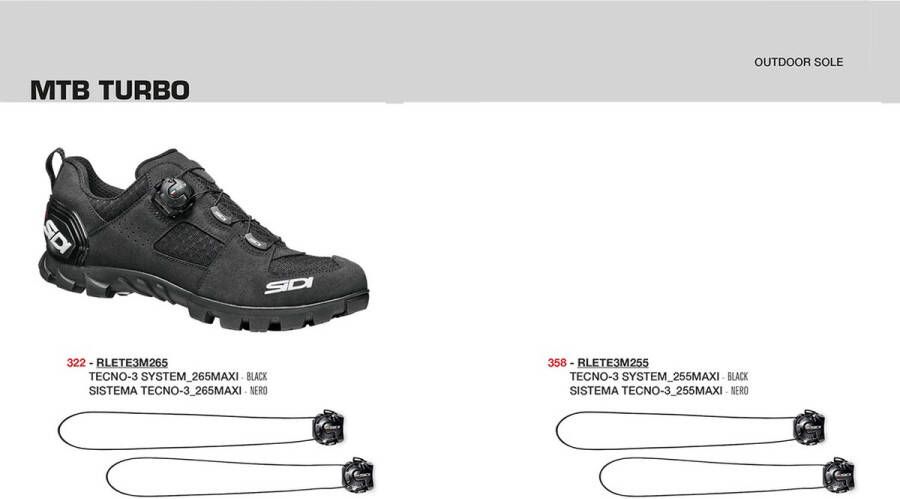 Sidi Mtb Turbo ZWART