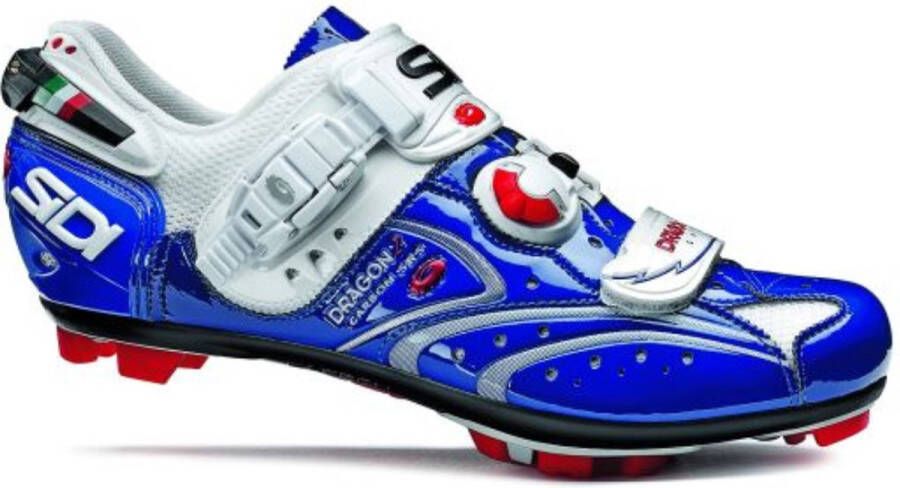 Sidi Scarpe Dragon 2 Mountainbikeschoenen Wit blauw