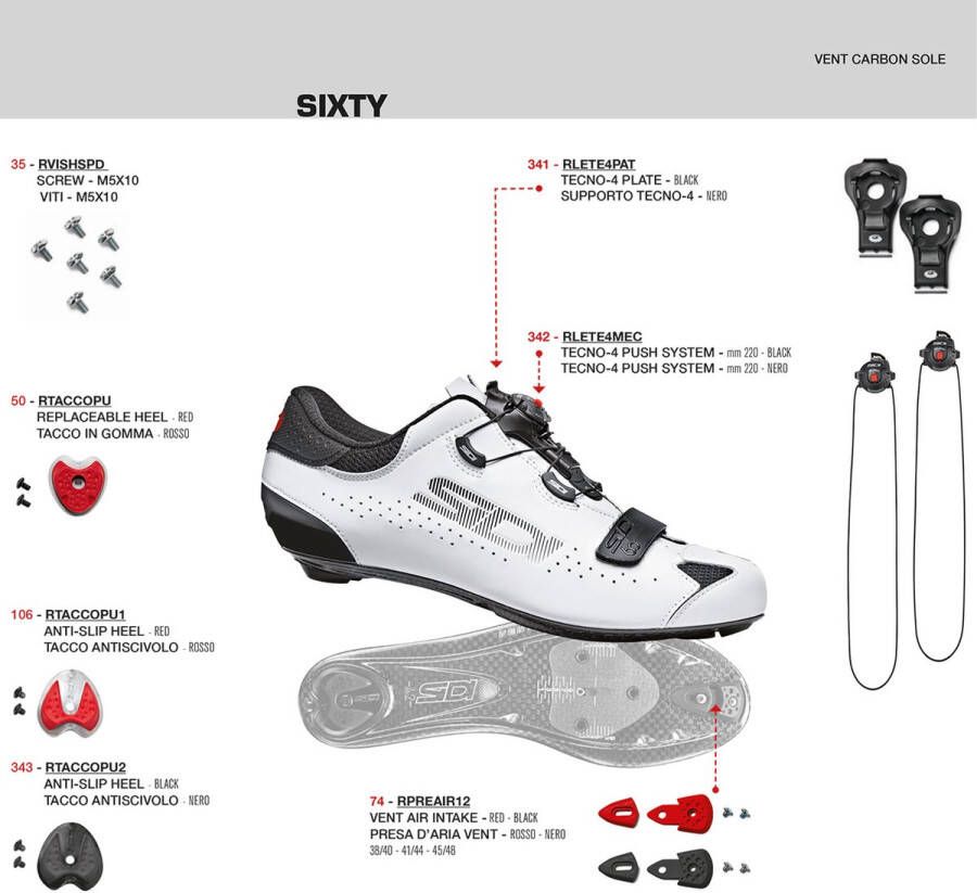 Sidi Sixty Racefiets Schoenen Zwart Man