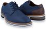 JL Lifestyle SJ LIFESTYLE SJ Heren Veterschoen Blauw - Thumbnail 4