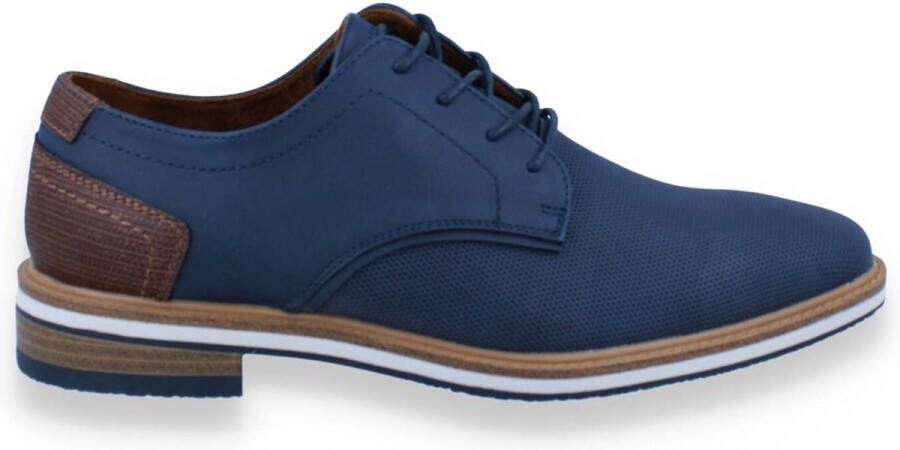 SJ LIFESTYLE SJ Heren Veterschoen Blauw