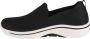 Skechers Go Walk Arch Fit Delora 124418 BKW Vrouwen Zwart Sneakers - Thumbnail 6