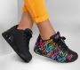 Skechers Lage Sneakers Highlight Love 177981 BKMT Black Multi - Thumbnail 70