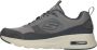 Skechers Grijze Leren Court Sneaker met AirCooled Memory Foam Gray Heren - Thumbnail 4