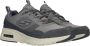 Skechers Grijze Leren Court Sneaker met AirCooled Memory Foam Gray Heren - Thumbnail 6