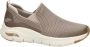 Skechers Arch Fit Banlin instappers taupe Textiel Heren - Thumbnail 10