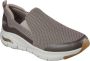 Skechers Arch Fit Banlin instappers taupe Textiel Heren - Thumbnail 21