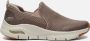 Skechers Arch Fit Banlin instappers taupe Textiel Heren - Thumbnail 28