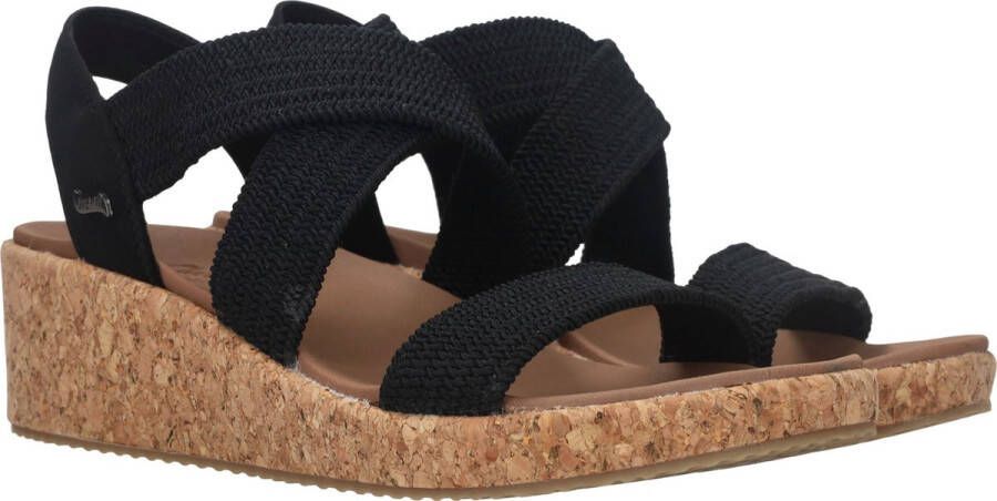 Skechers Arch fit Beverlee sandalen zwart