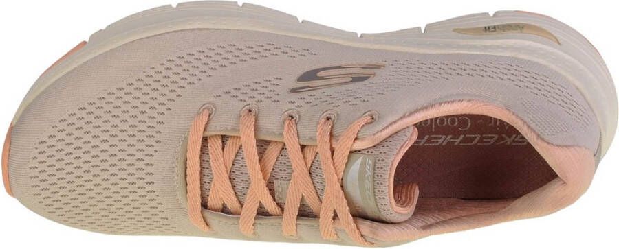 Skechers Arch Fit Big Appeal Dames Sneakers Natural Coral