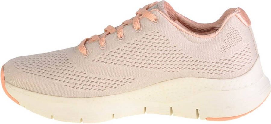 Skechers Arch Fit Big Appeal Dames Sneakers Natural Coral