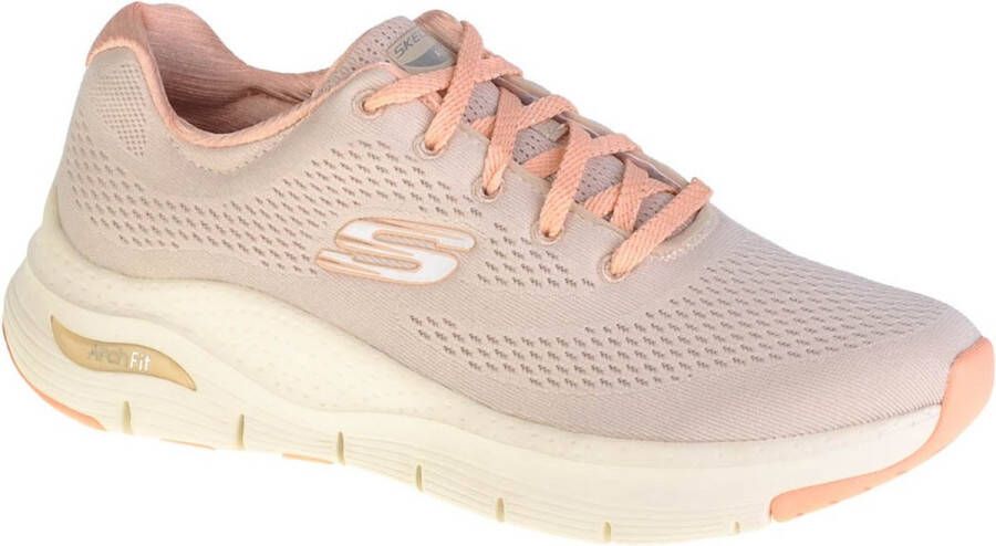 Skechers Arch Fit Big Appeal Dames Sneakers Natural Coral