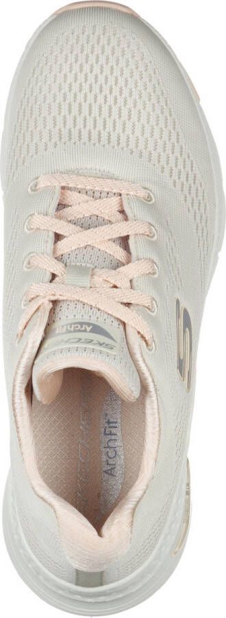 Skechers Arch Fit Big Appeal Dames Sneakers Natural Coral