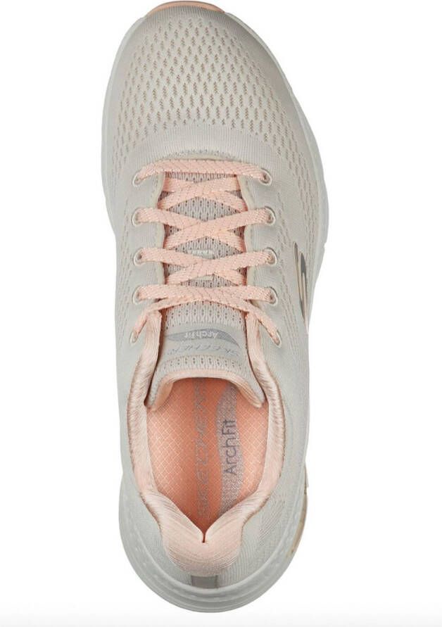 Skechers Arch Fit Big Appeal Dames Sneakers Natural Coral