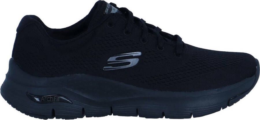 Skechers Arch Fit Big Appeal Dames Sneakers Zwart