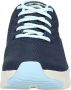 Skechers Arch Fit Big Appeal Dames Sneakers Navy Light Blue - Thumbnail 21