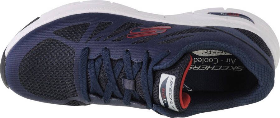 Skechers Arch Fit-Charge Back 232042-NVRD Mannen Marineblauw Trainingschoenen