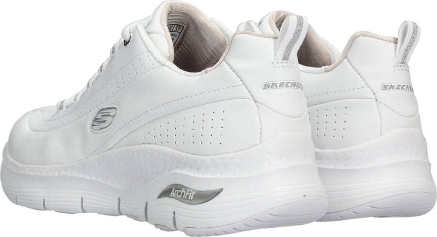 Skechers Arch Fit Citi Drive Dames Sneakers White Silver