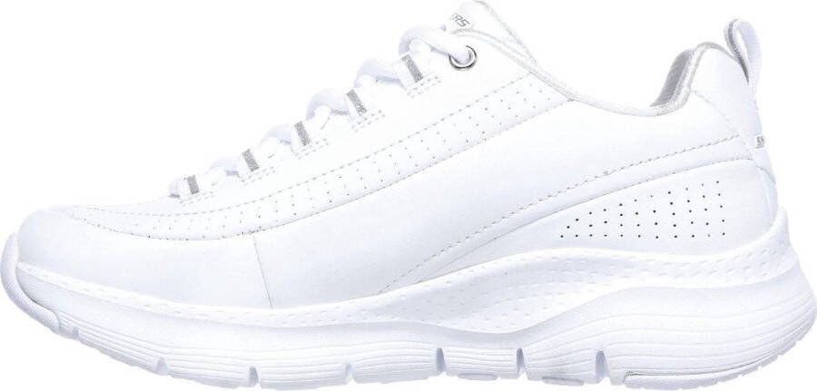 Skechers Arch Fit Citi Drive Dames Sneakers White Silver