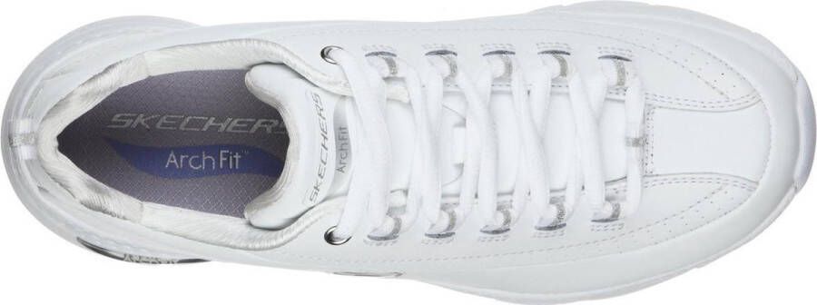 Skechers Arch Fit Citi Drive Dames Sneakers White Silver