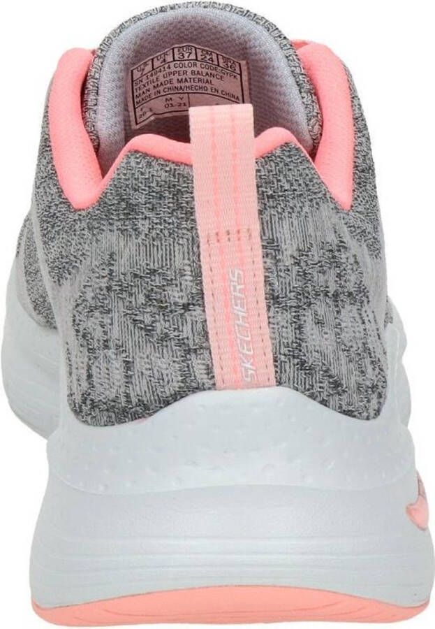 Skechers Arch Fit Comfy Wave 149414-GYPK Vrouwen Grijs Sneakers