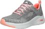 Skechers Arch Fit Comfy Wave 149414 GYPK Vrouwen Grijs Sneakers - Thumbnail 12